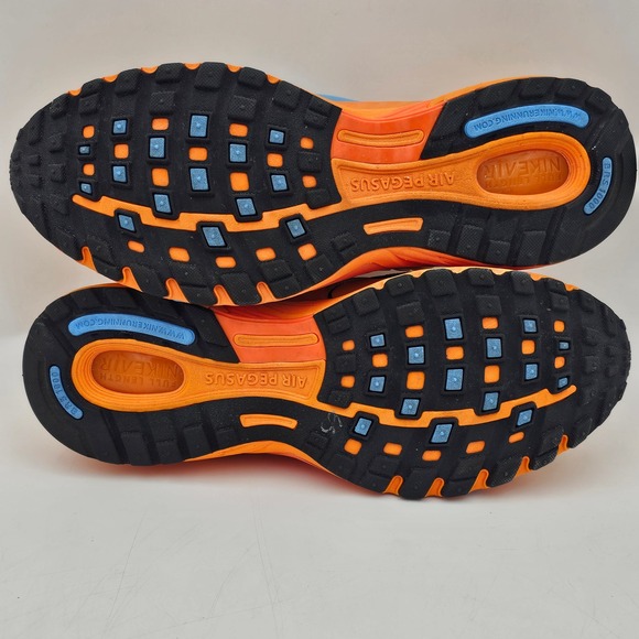 Nike Air Pegasus Wave University orange Blue Mens Running Shoes IB0612-701 sz 11 - Picture 9 of 10